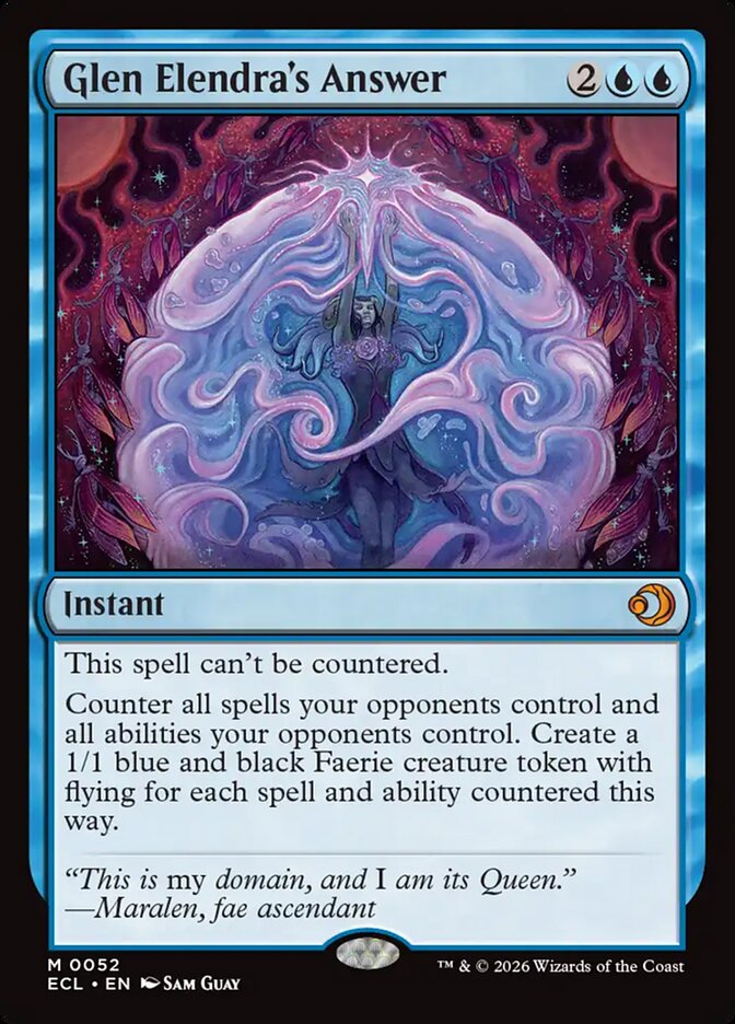 Glen Elendra's Answer Foil