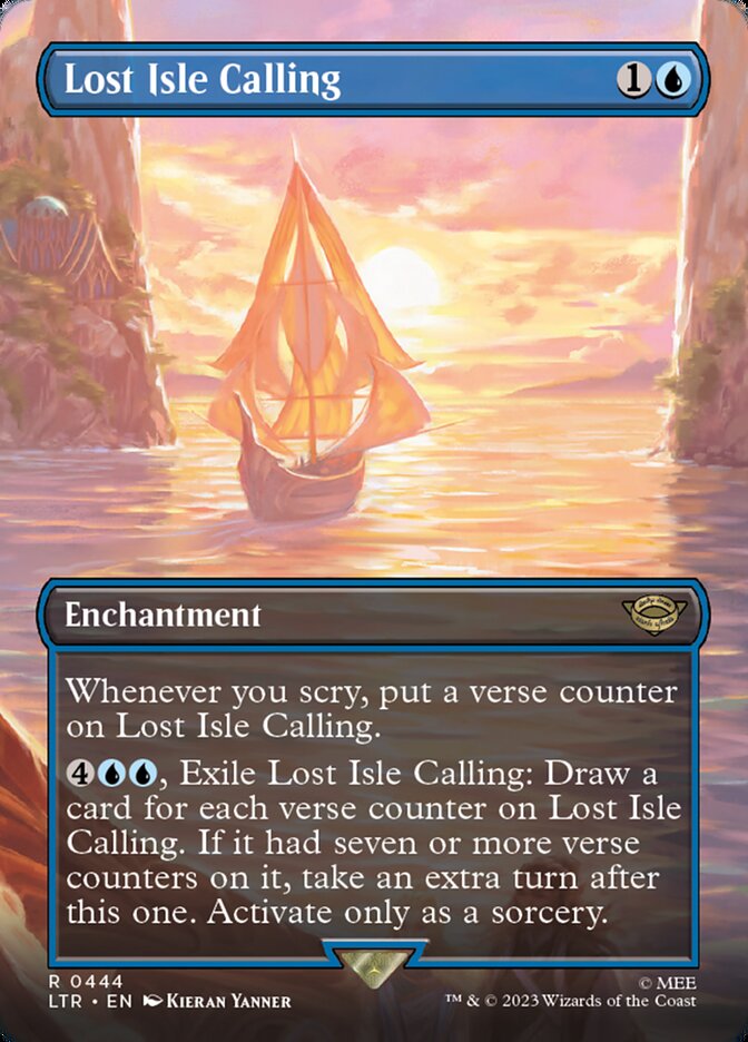 Lost Isle Calling Borderless Foil