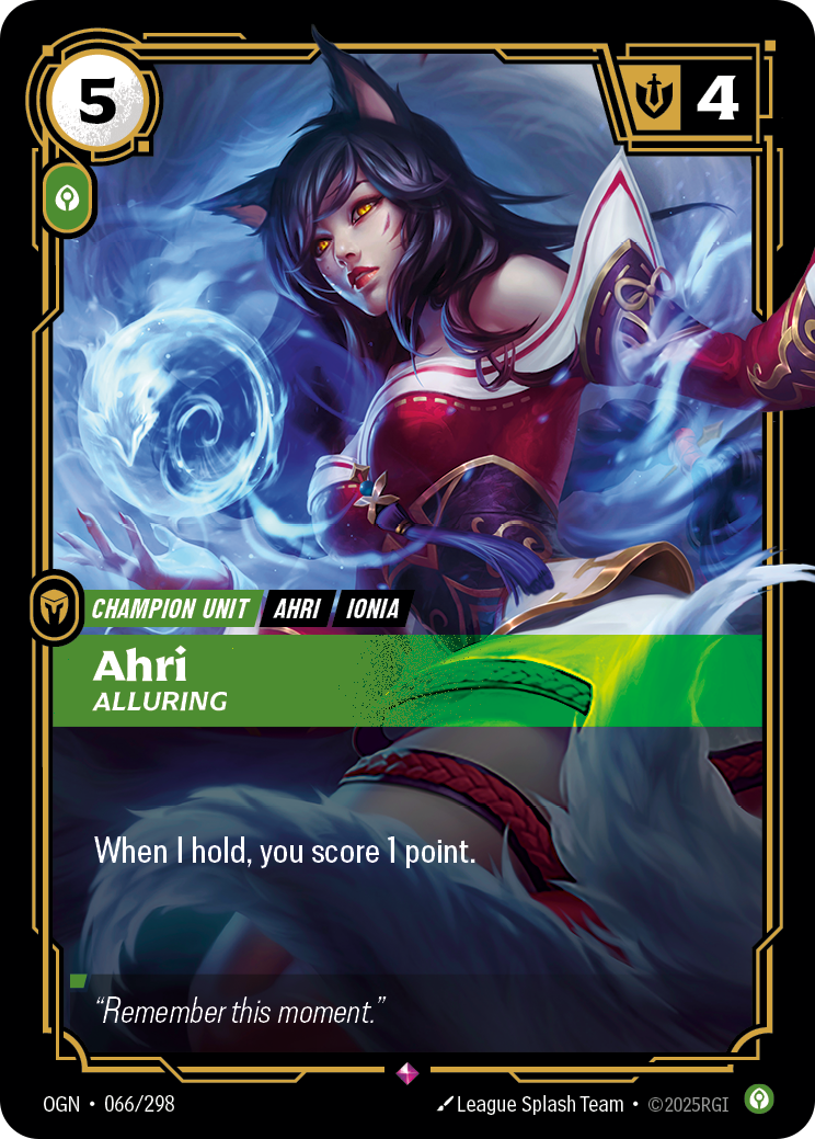 Ahri, Alluring Foil