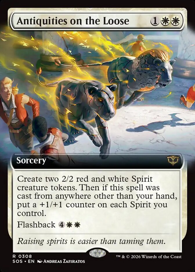 Antiquities on the Loose Extended Art Foil