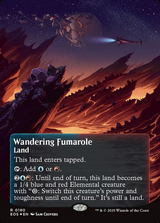 Wandering Fumarole Poster Stellar Sights Foil