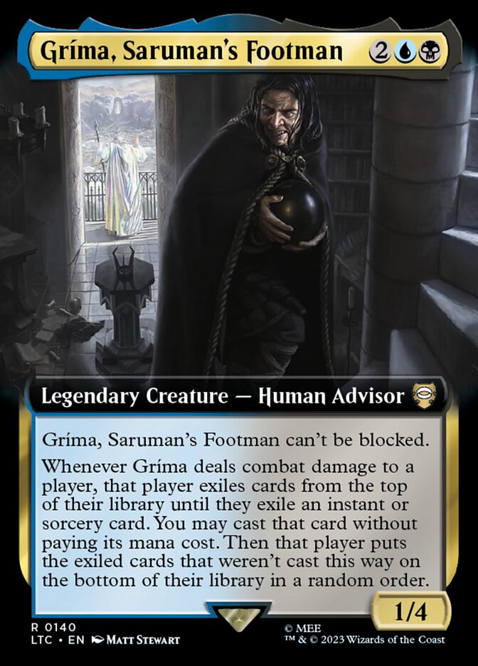 Gríma, Saruman's Footman Extended Art
