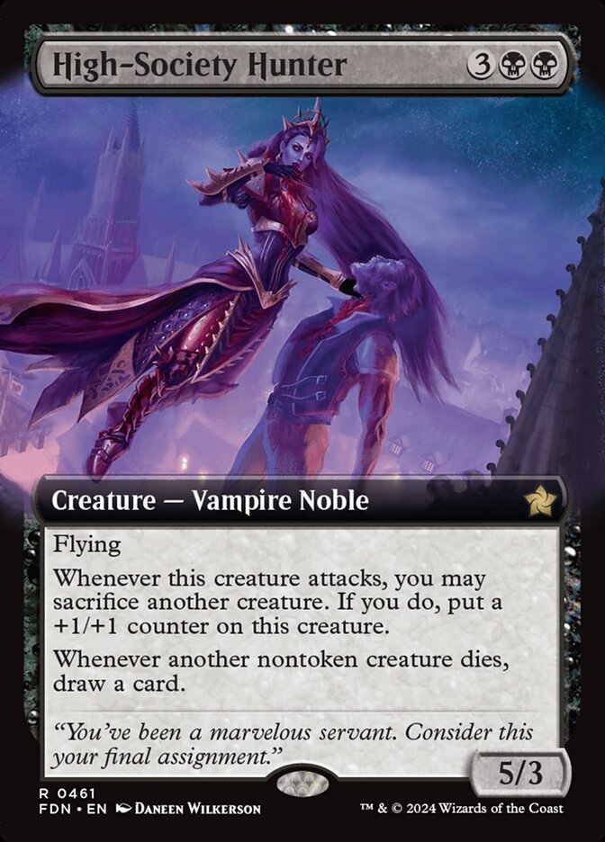 High-Society Hunter Extended Art