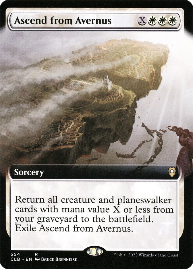 Ascend from Avernus Extended Art Foil