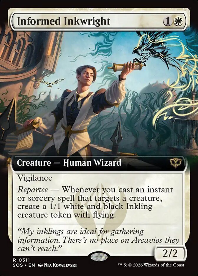 Informed Inkwright Extended Art