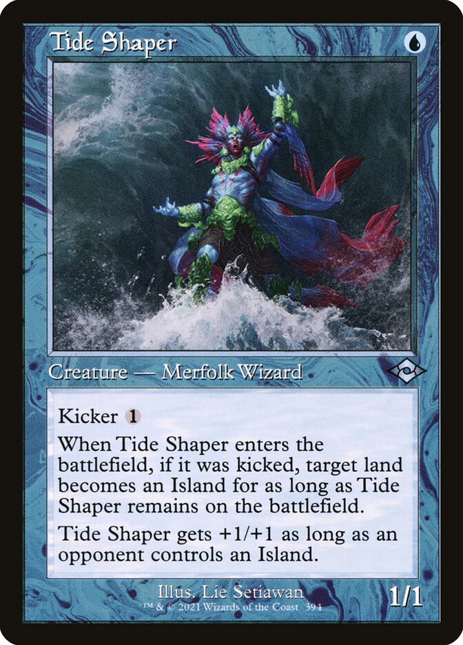 Tide Shaper Old Frame Etched Foil