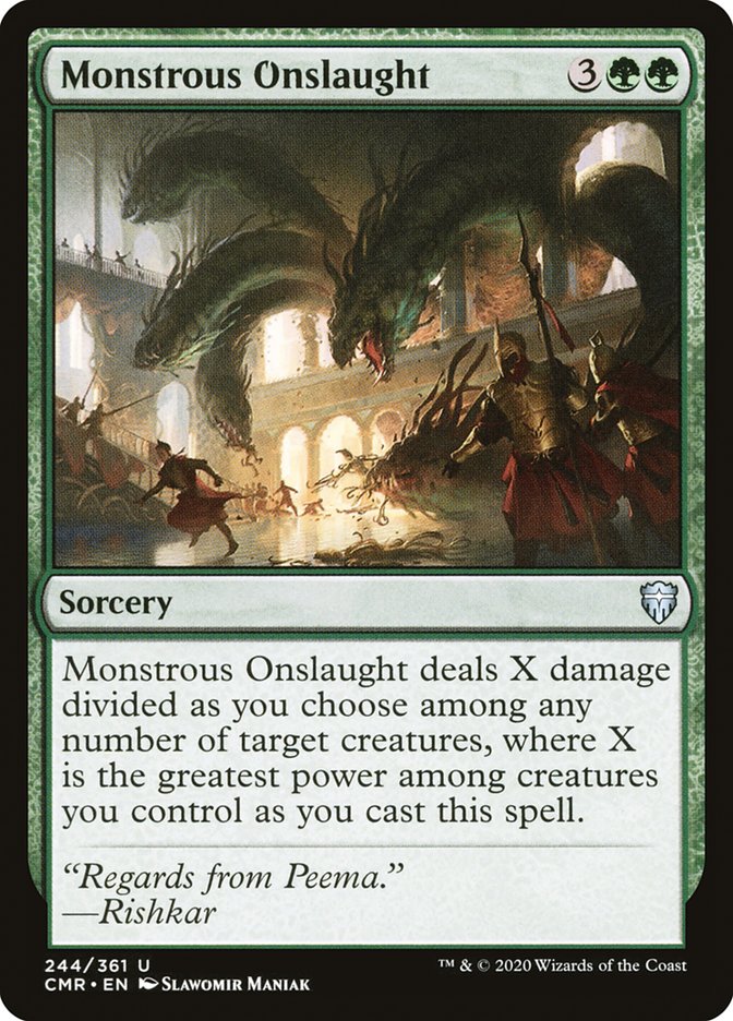 Monstrous Onslaught Foil