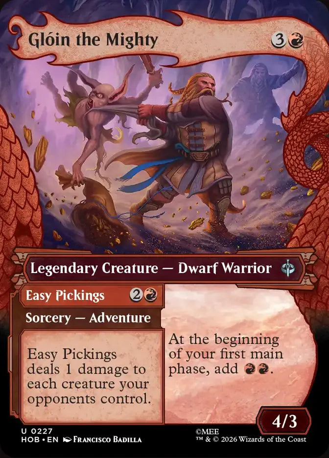 Glóin the Mighty // Easy Pickings Dragon Frame Foil