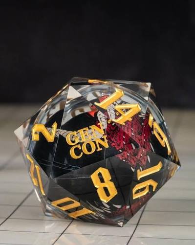 56 mm D20 Dado 20 Caras Gen Con 2026