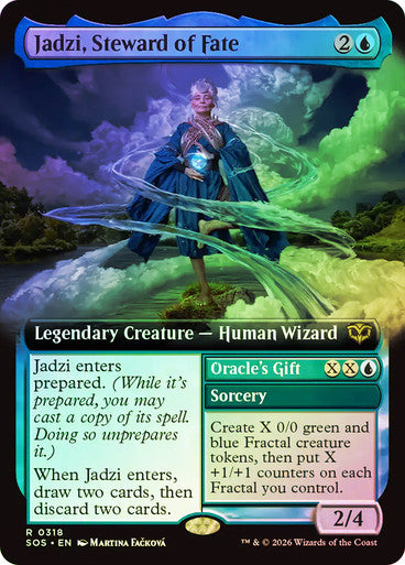 Jadzi, Steward of Fate // Oracle's Gift Extended Art Foil