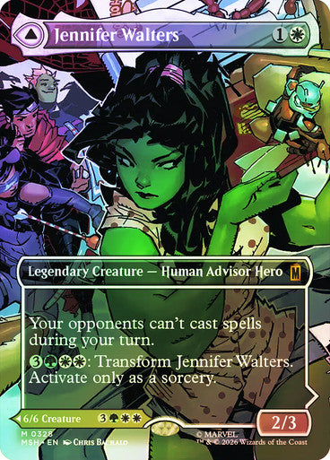 Jennifer Walters // The Sensational She-Hulk Borderless Scene Foil