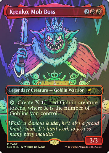 Krenko, Mob Boss Secret Lair Foil