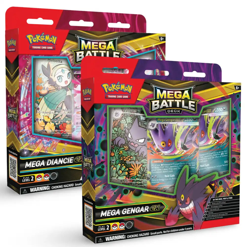 Pokemon Mega Battle Decks Gengar Ex Diancie Ex (Par)
