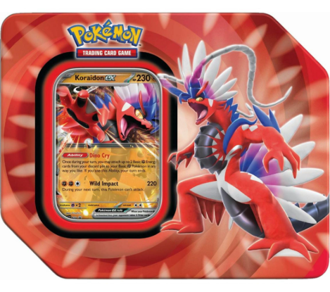 Paldea Legends Tin Koraidon EX