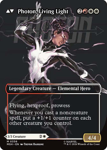 Monica Rambeau // Photon, Living Light Borderless Logo