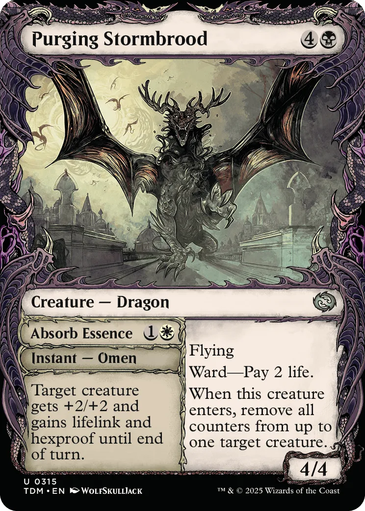 Purging Stormbrood // Absorb Essence Showcase Foil