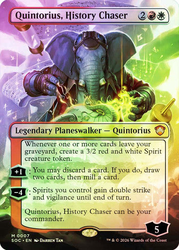 Quintorius, History Chaser Borderless