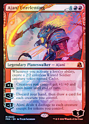 Ajani Unrelenting Foil