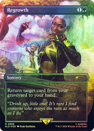 Regrowth Secret Lair Borderless Foil