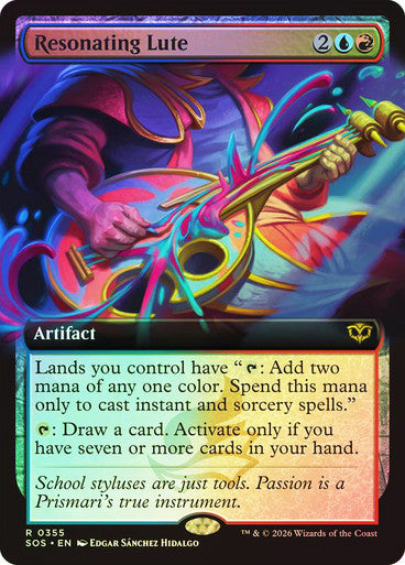 Resonating Lute Extended Art Foil