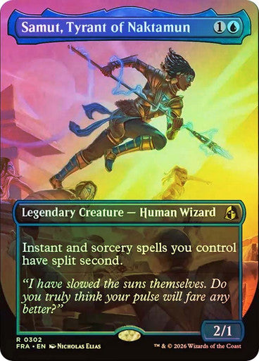 Samut, Tyrant of Naktamun Borderless Echoed Foil