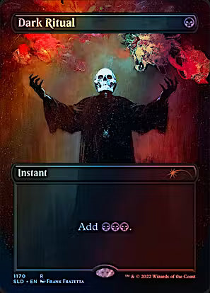Dark Ritual Borderless Secret Lair Foil