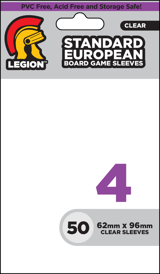 Micas Board Game Sleeve  Clear Standard