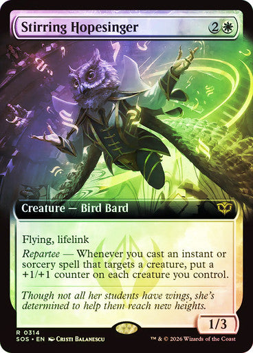 Stirring Hopesinger Extended Art Foil