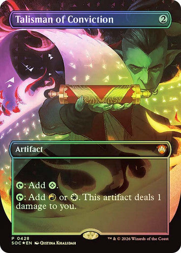 Talisman of Conviction Borderless Foil