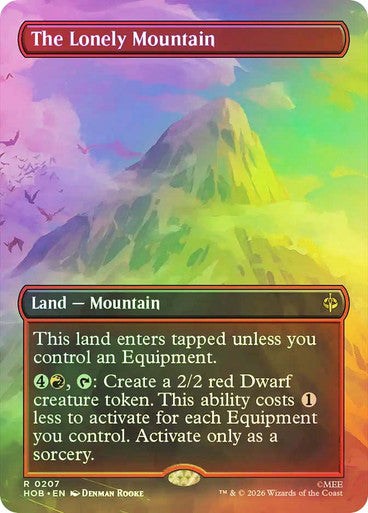 The Lonely Mountain Borderless Scene Foil