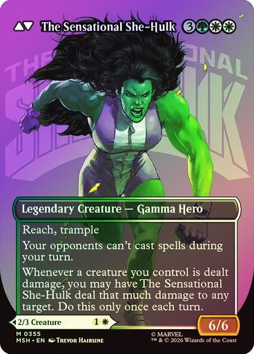 Jennifer Walters // The Sensational She-Hulk Borderless Logo Foil