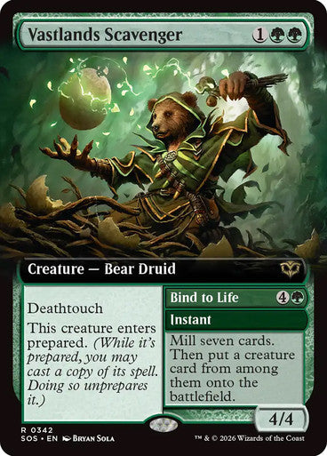 Vastlands Scavenger // Bind to Life Extended Art