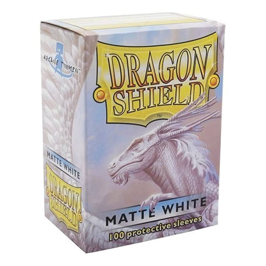 Micas Dragon Shield White Matte Standard
