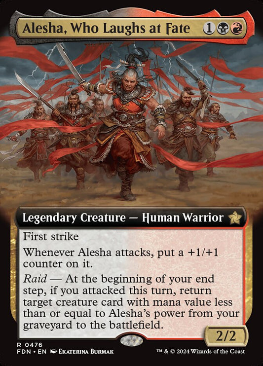 Alesha, Who Laughs at Fate Extended Art