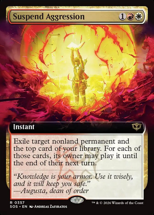 Suspend Aggression Extended Art