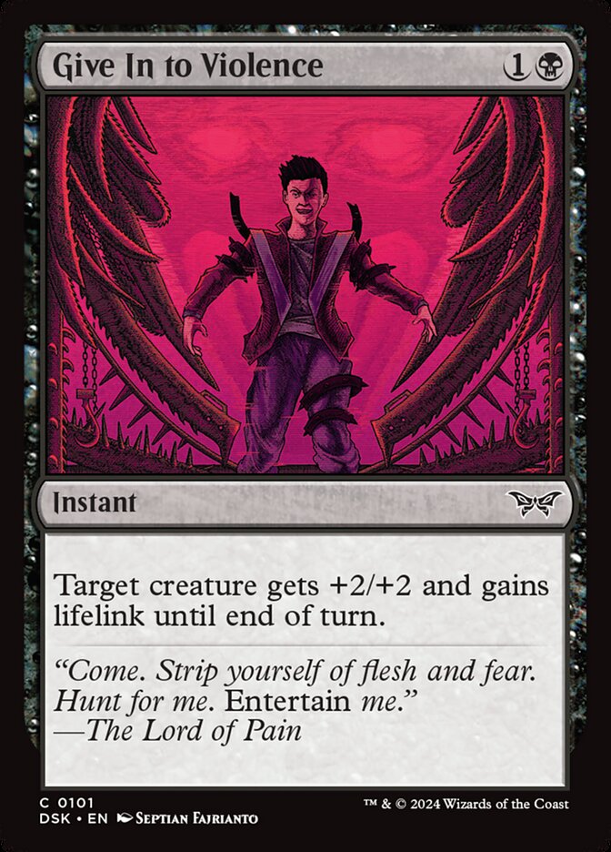 Give In to Violence Foil