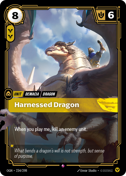 Harnessed Dragon Foil