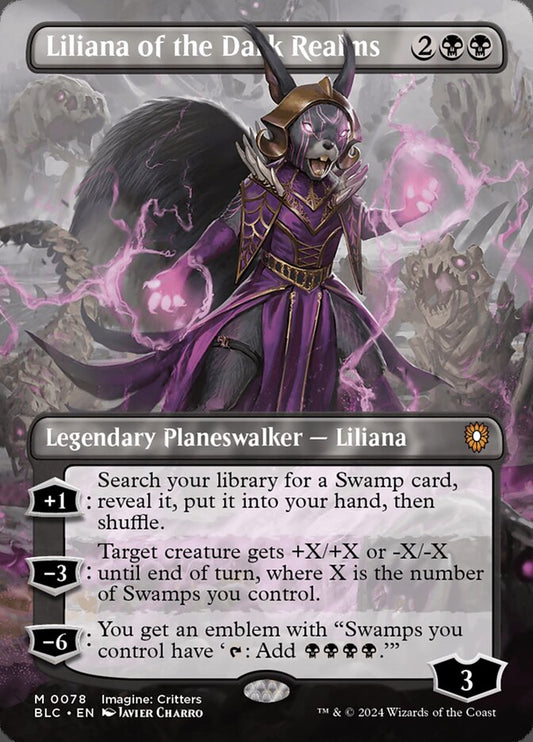 Liliana of the Dark Realms Borderless