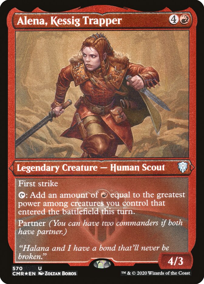 Alena, Kessig Trapper Etched Foil