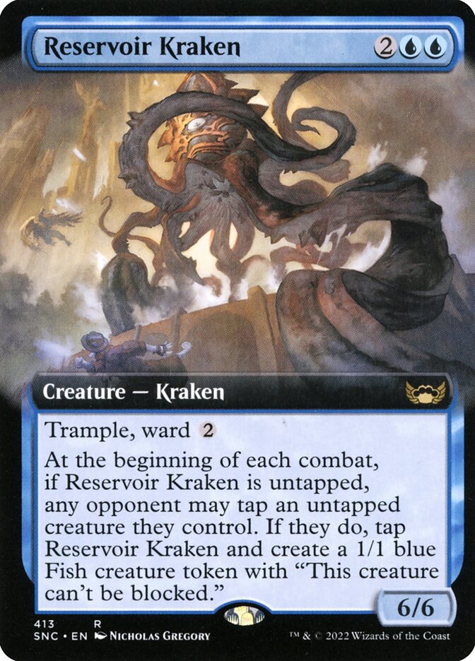 Reservoir Kraken Extended Art Foil