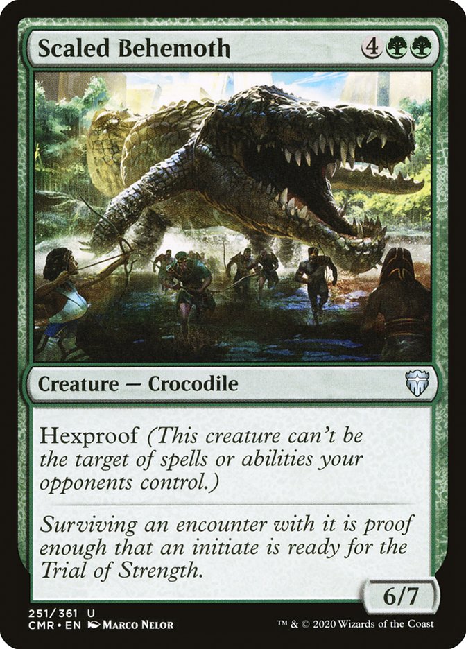 Scaled Behemoth Foil