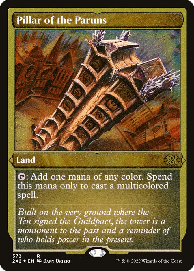 Pillar of the Paruns Etched Foil