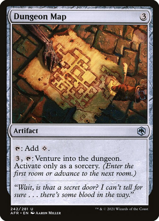 Dungeon Map Foil