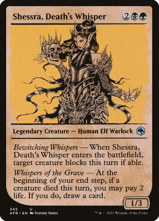 Shessra, Death's Whisper Showcase