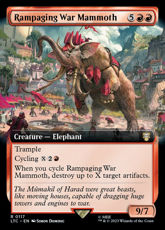Rampaging War Mammoth Extended Art