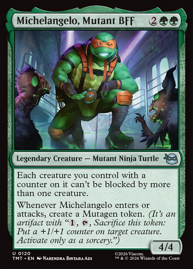 Michelangelo, Mutant BFF Foil
