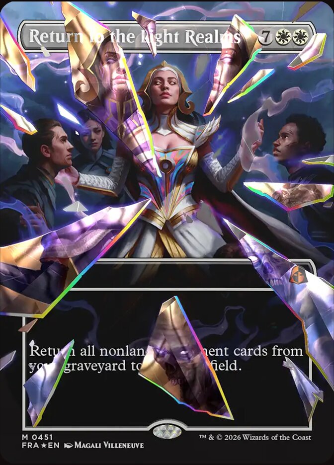 Return to the Light Realms Shattered Mirror Facet Foil