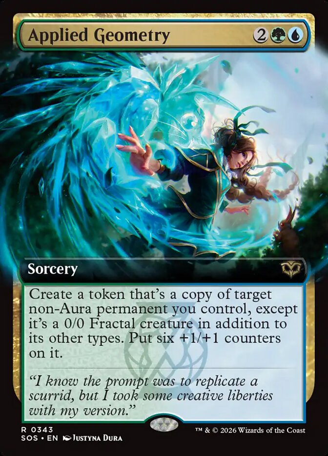 Applied Geometry Extended Art Foil