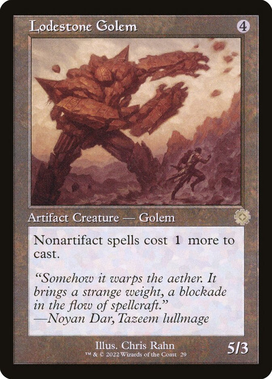 Lodestone Golem Retro Frame Foil
