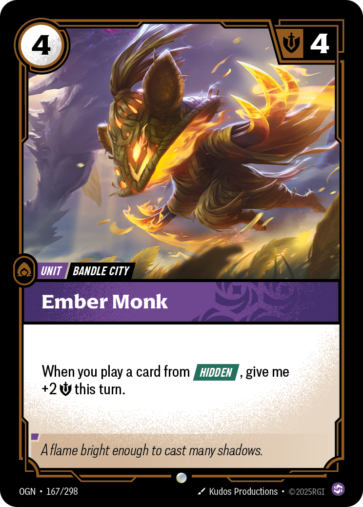 Ember Monk Foil